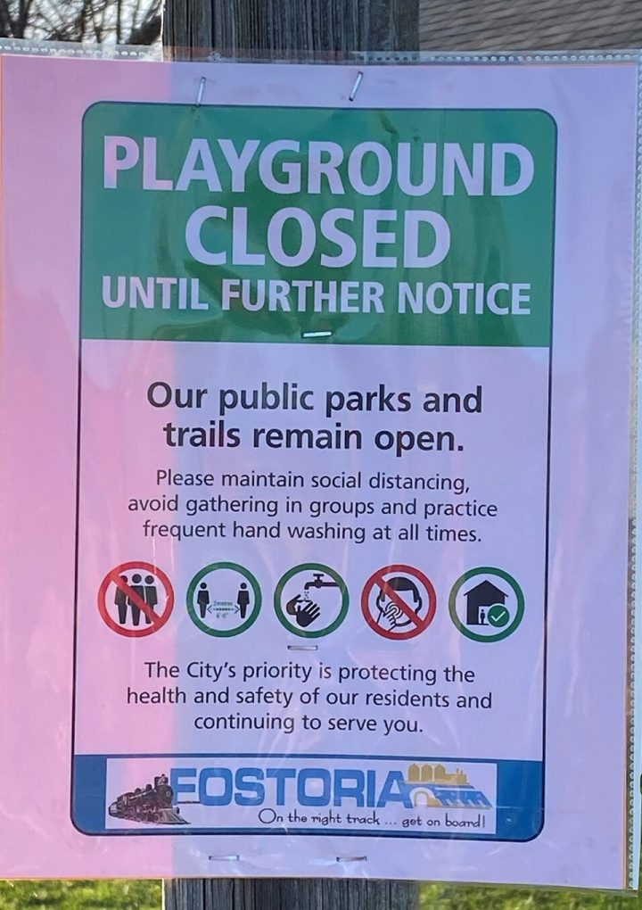 A Playground is Closed